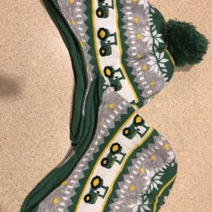 2 John Deer Tractor Winter hats